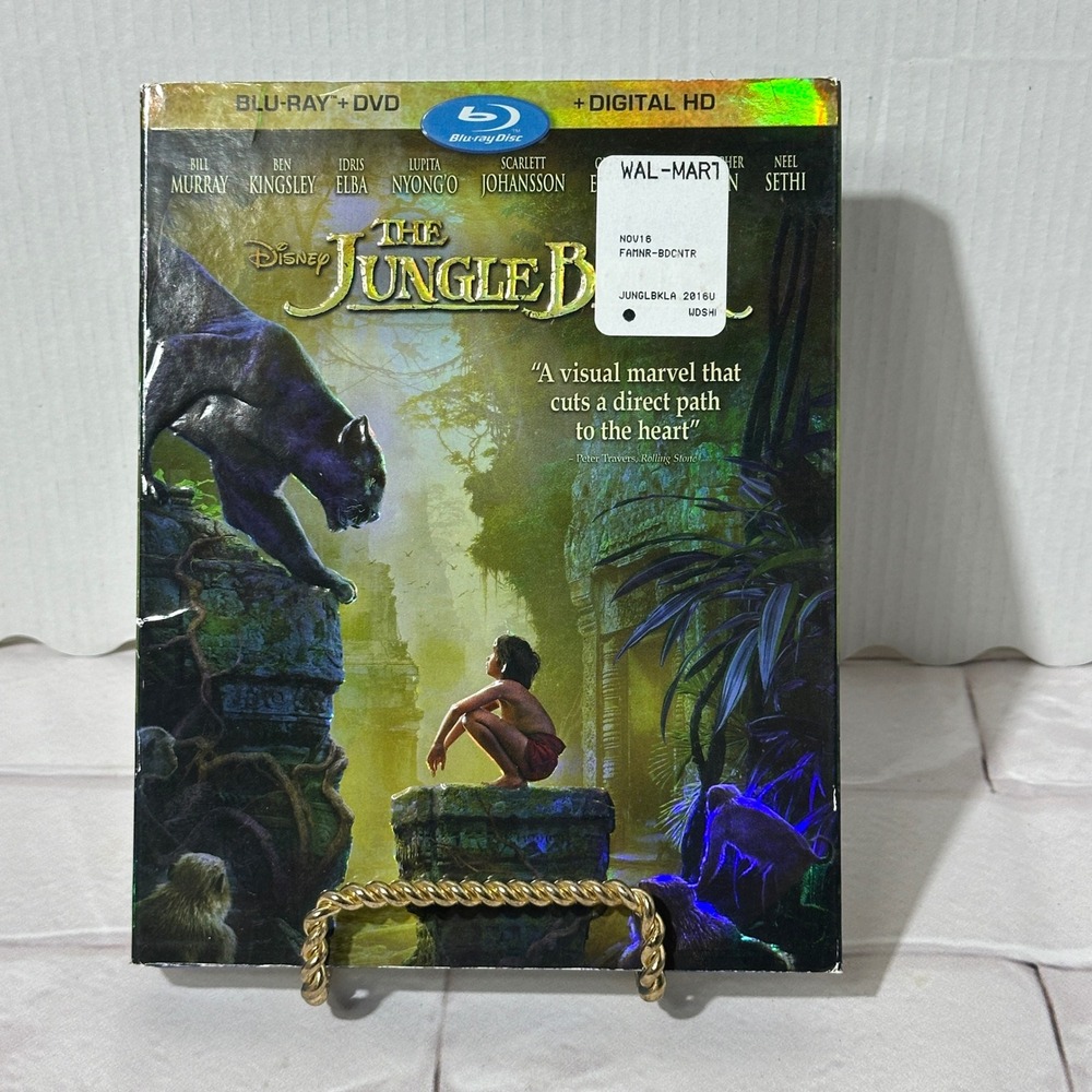 Disney The Jungle Book Blu-ray DVD Digital HD 2016 Live Action Movie‎ Slipcover